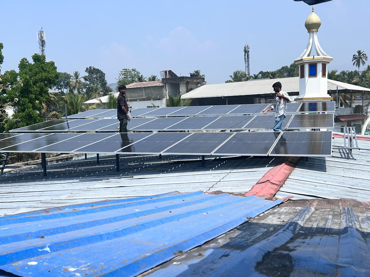 Powergene Solar’s top solar companies in kochi Erattupetta mosque 15kw solar